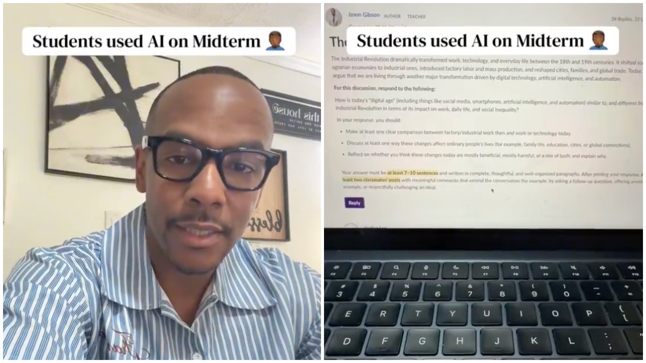 Professor Says Hidden Word in Test Caught Students Using AI