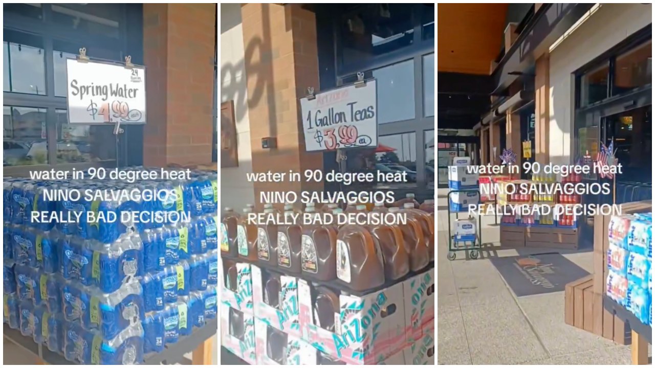 Supermarket Called Out for Leaving Bottled Water in the Hot Sun