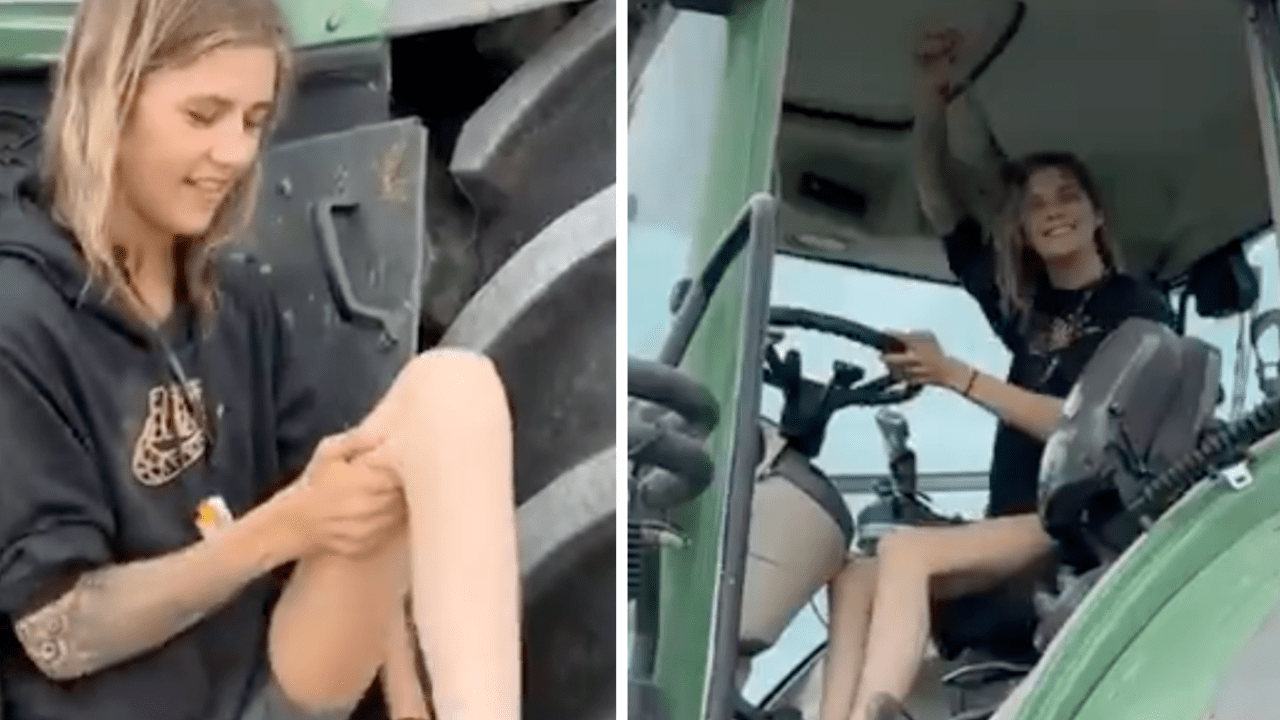 Tetraplegic Woman Shows How She Transfers Herself From Wheelchair to Tractor, and the Internet Is Impressed