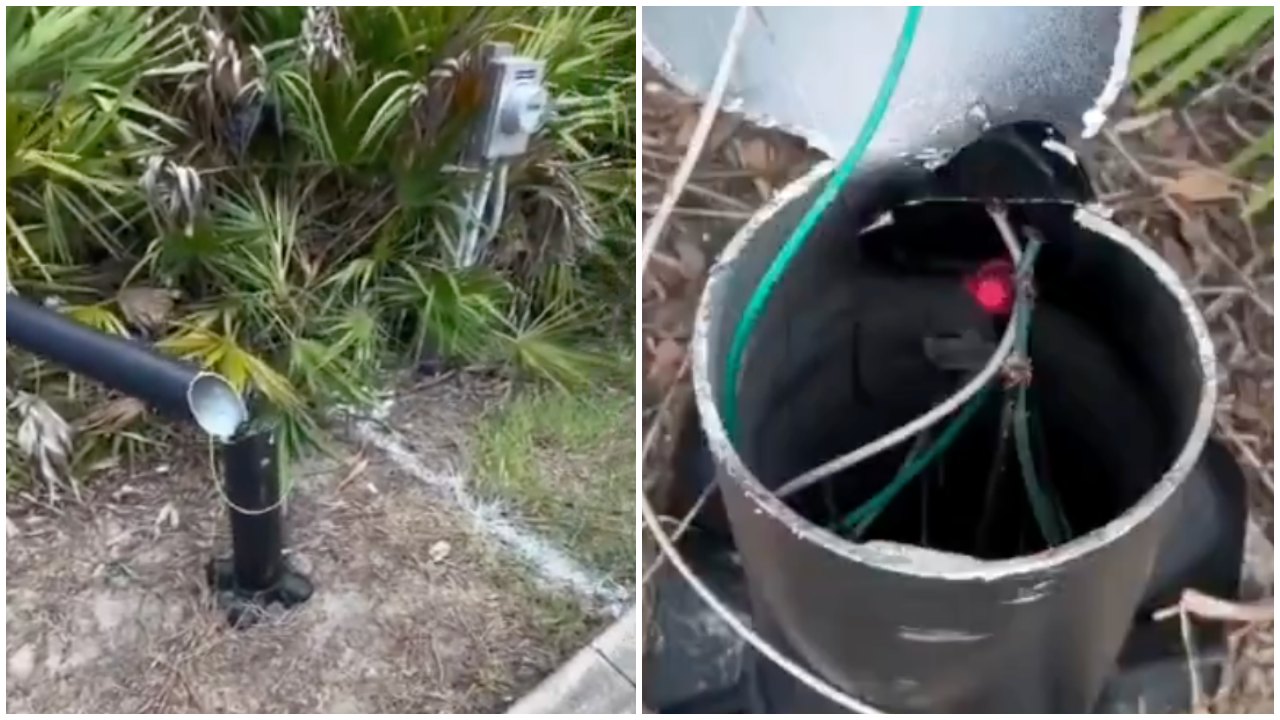 Viral Video Shows Flock Camera Cut Down