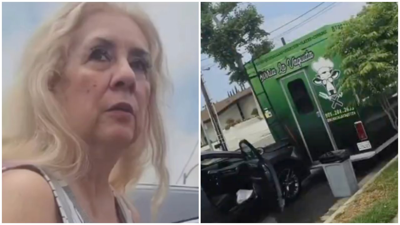 Woman Hits Food Truck, Then Threatens to Call ICE
