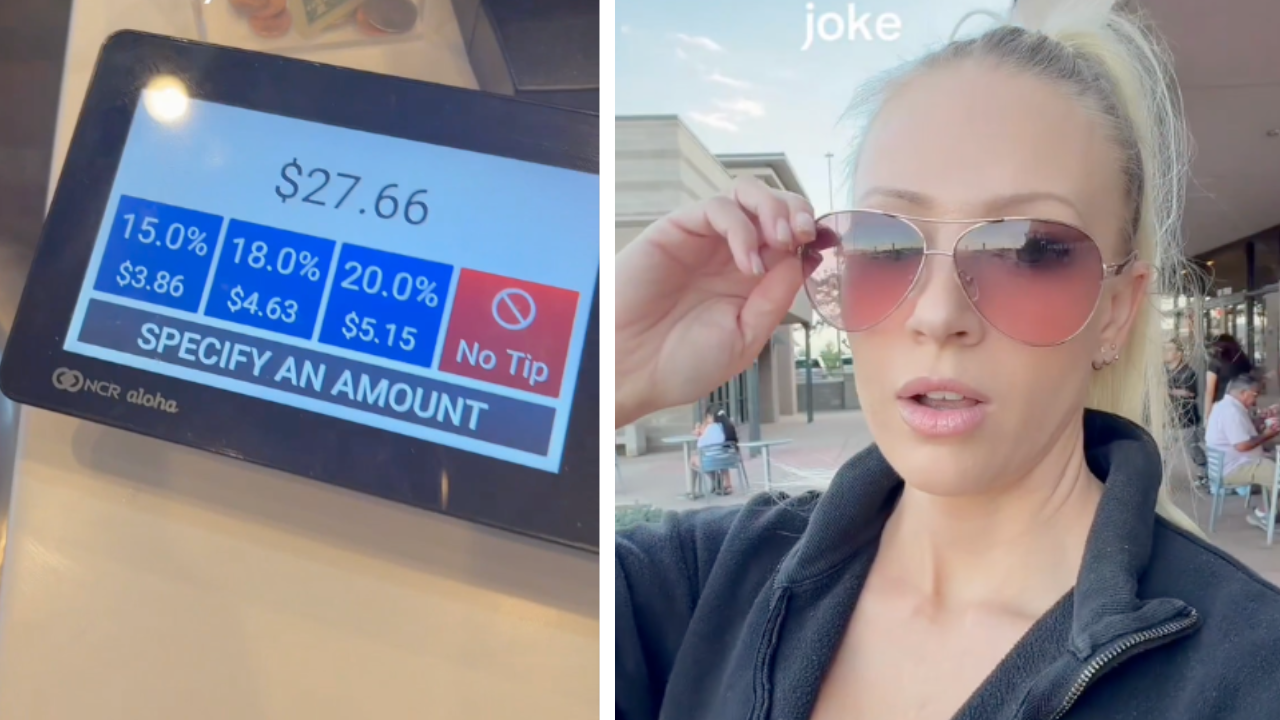 Woman Reacts to Nearly $30 Frozen Yogurt Bill