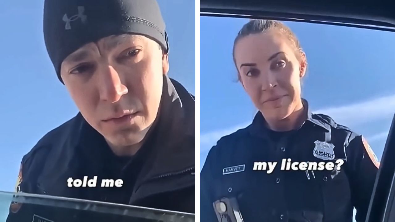 A traffic stop video has raised questions about showing identification during routine vehicle stops.