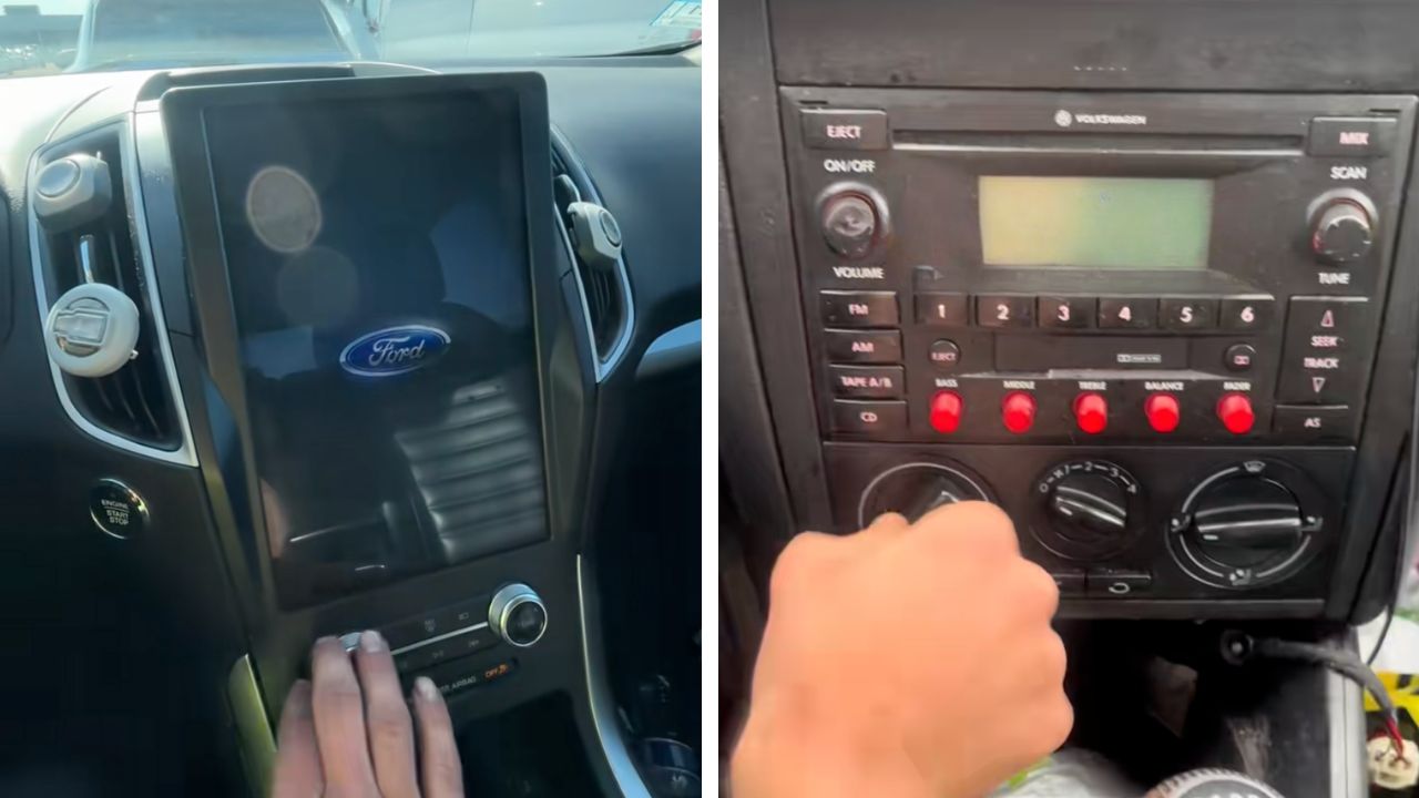 American car owner prefers old cars to modern ones.