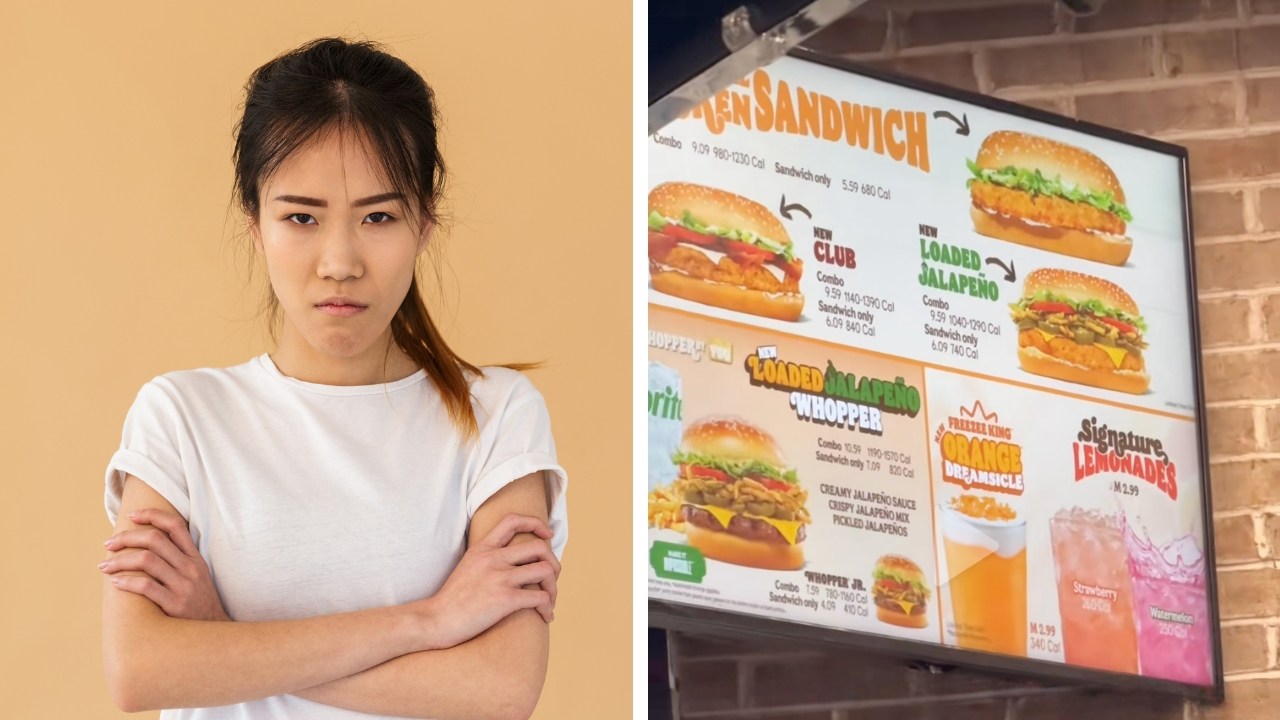 Burger King customer outraged after employee didn't know what was on their own menu.