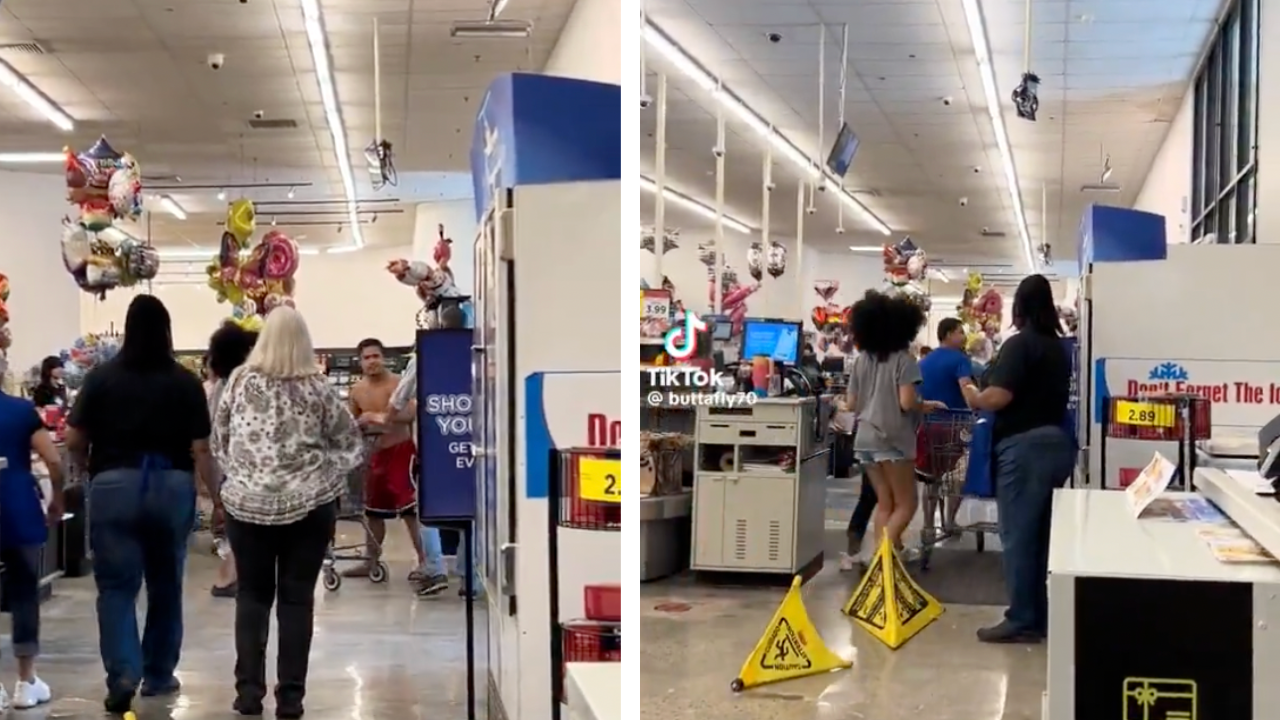 Teen Confronts Kroger Worker Over Alleged Shoplifting