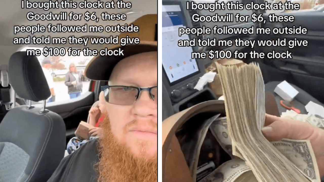Man Buys $6 Goodwill Clock—Then Strangers Offer $100 in the Parking Lot