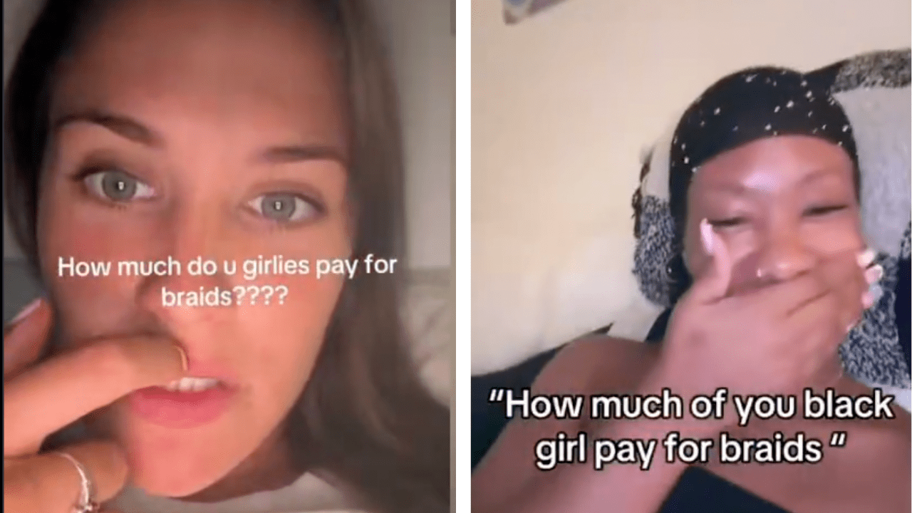 White Woman Sparks Backlash After Asking Black Girls How Much They Pay for Braids—Viewers React Furiously