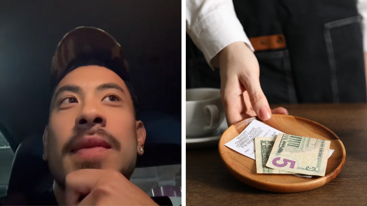 Los Angeles server says he made almost $1800 on a good week.