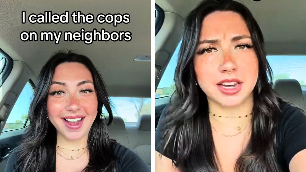 This woman described confronting neighbors over a late-night apartment party.