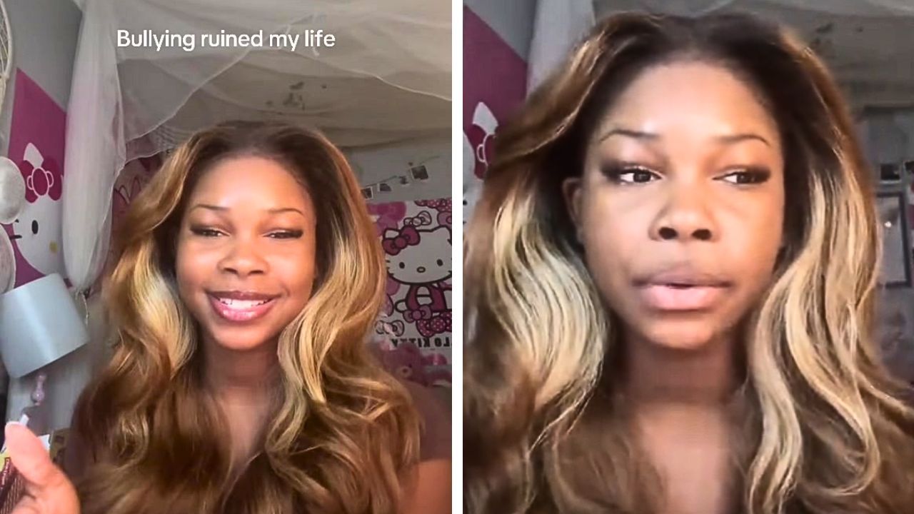 This woman spoke about her experiences with childhood bullying in a storytime video.