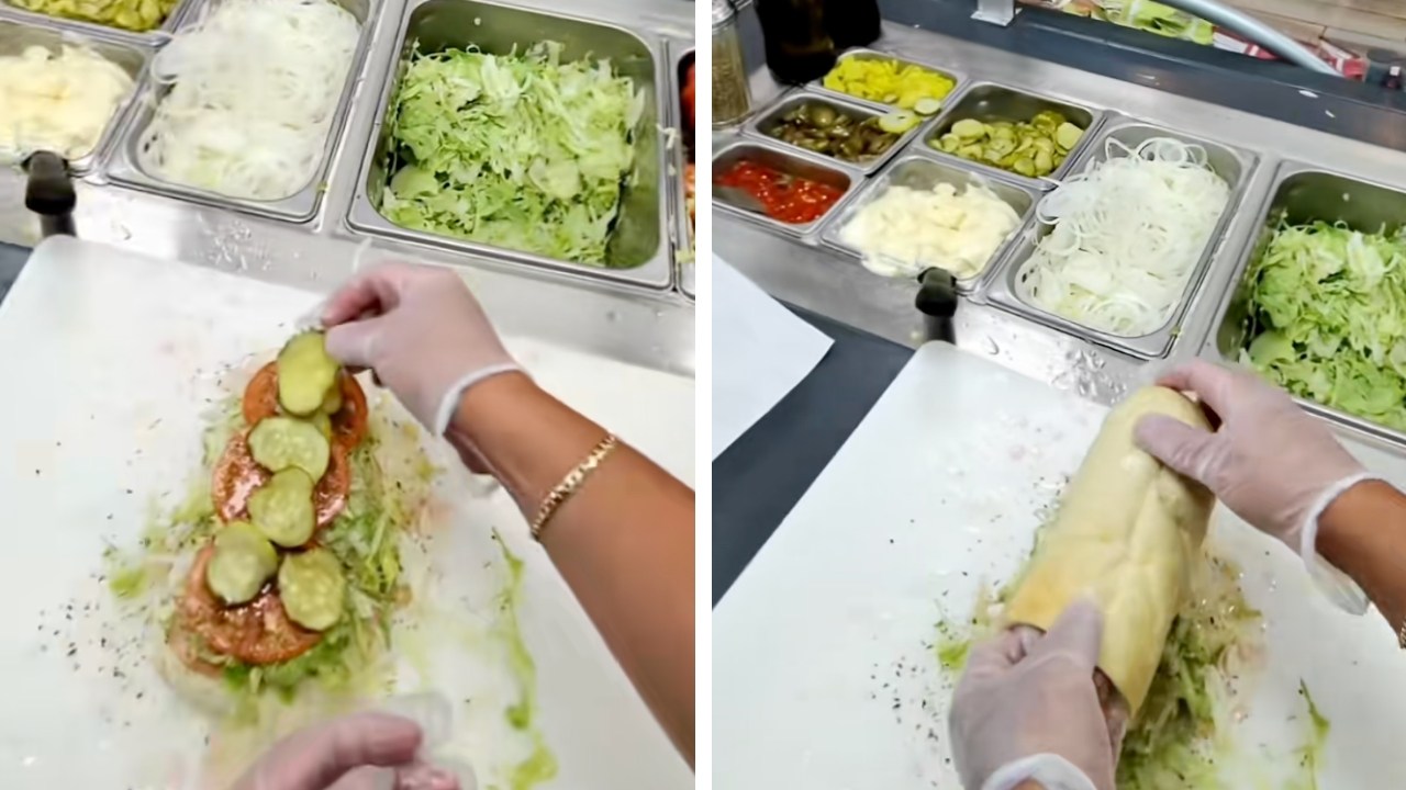 TikToker faces backlash after correcting a Subway employee in front of customers.
