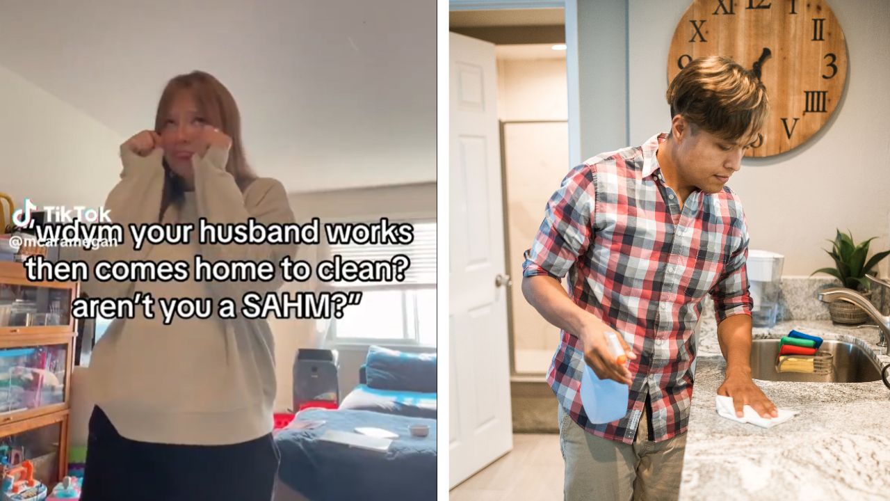 Mom Sparks Heated Debate After Saying Husband Should Help With Chores Because She's Not A 'Stay-At-Home Maid'
