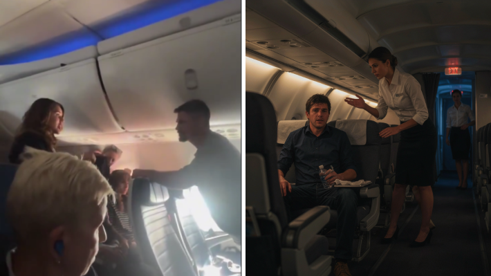 Who's to Blame for Allowing This Drunk Adult Son to Board the Plane with His Father?