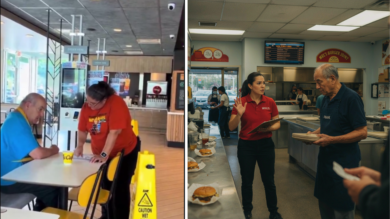 This McDonald's Manager Shamed This Elderly Employee Then Fired Him in Front of Customers