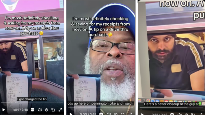 Dunkin' Donuts Employee Tipped Himself After This Customer Paid With a Credit Card at a Drive-Thru