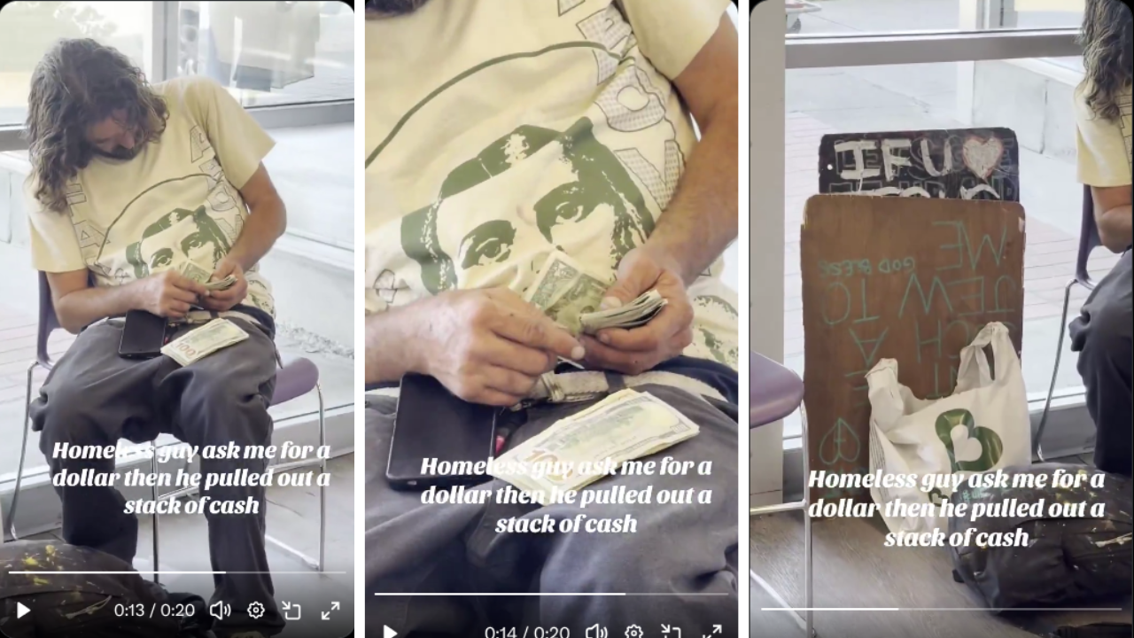 This Homeless Man is Banking More Money Daily Than The Average Employee!