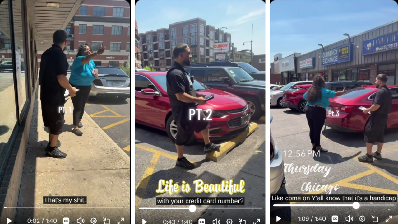 This Woman Said She Didn't Notice She Parked in a Handicapped Spot, But He Booted her and Refused to Remove it Unless She Paid