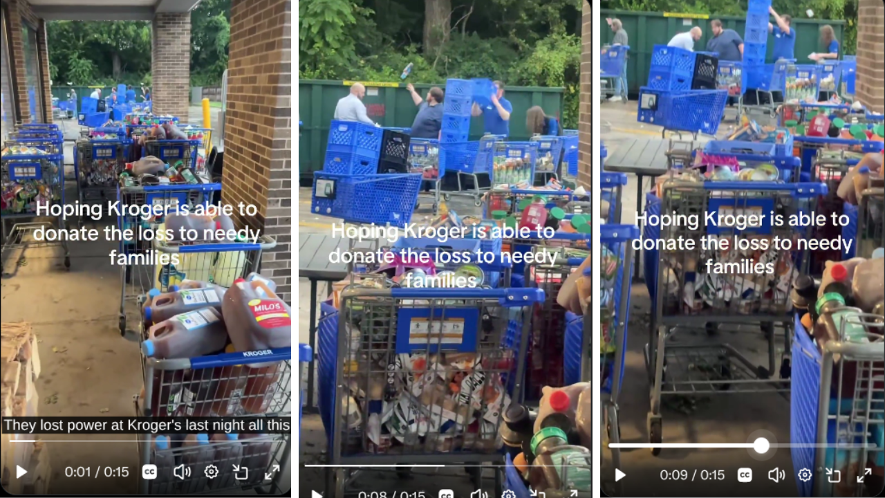 X is Divided on Whether this Kroger Store Should Dump or Donate Its Food Items After a Power Outage