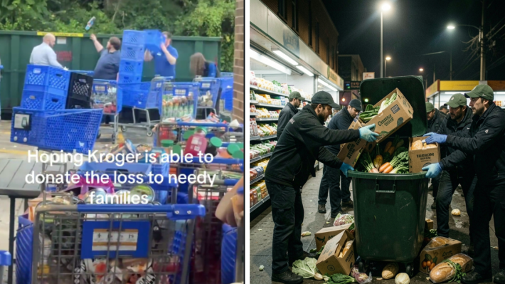 X is Divided on Whether this Kroger Store Should Dump or Donate Its Food Items After a Power Outage