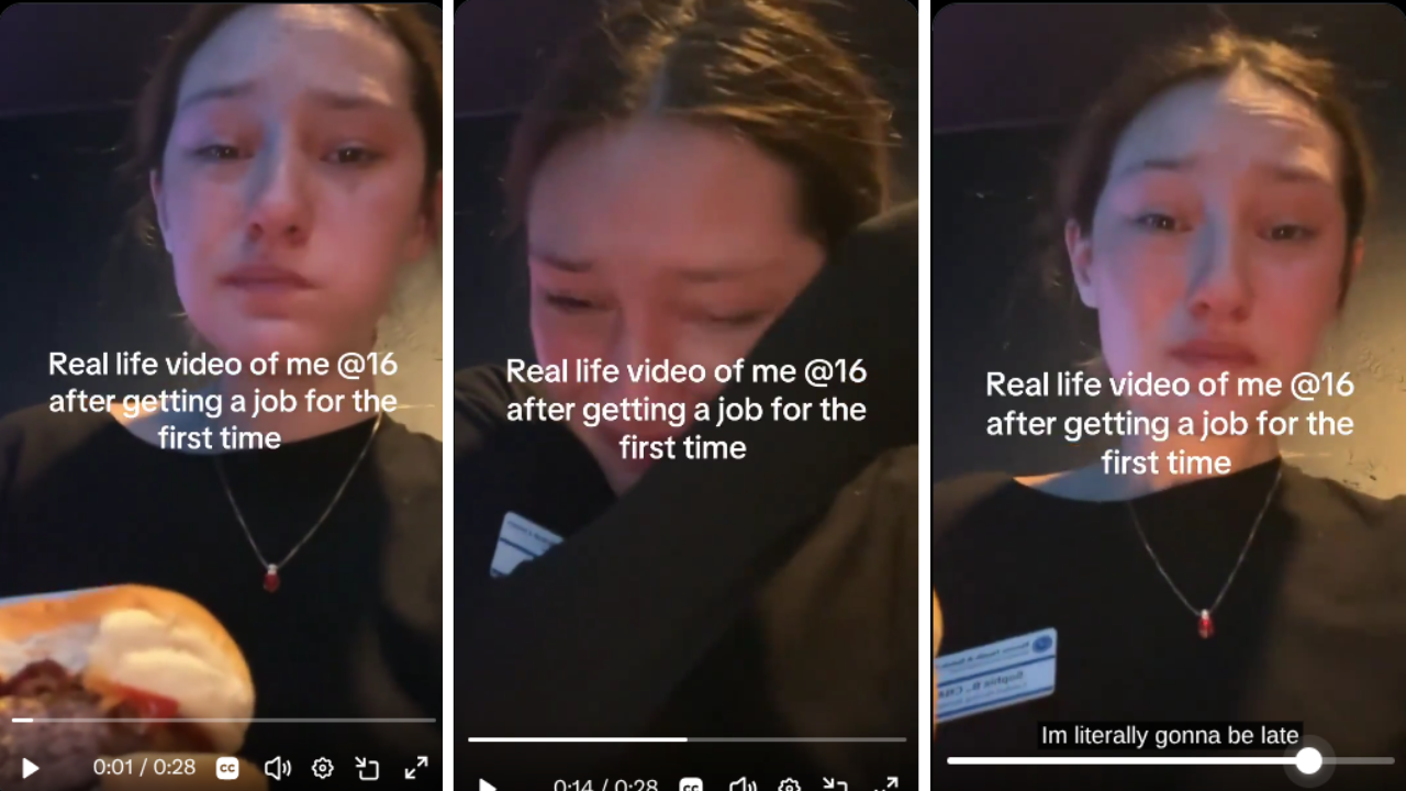Welcome to Life: This 16-Year-Old Girl Cried About Having to Work After Landing Her First Job