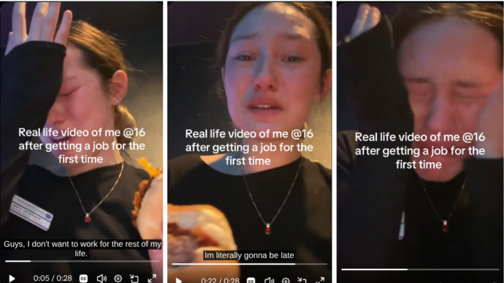 Welcome to Life: This 16-Year-Old Girl Cried About Having to Work After Landing Her First Job