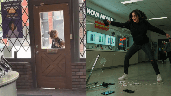 Things Got Wild After a Woman Vandalized the Store She Bought a Discounted Phone From
