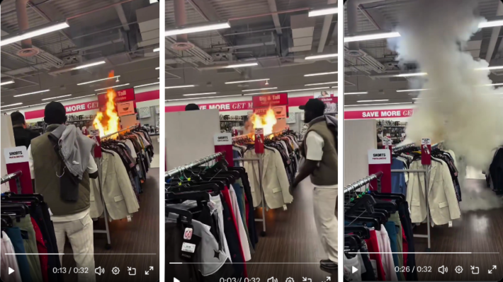 A Black Man Allegedly Lit a Fire Inside of a Burlington Coat Factory Store in the Bronx