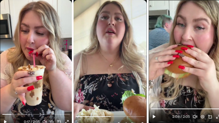 Empowered Woman on X Shows Off Her Daily Diet for "Body Positivity"