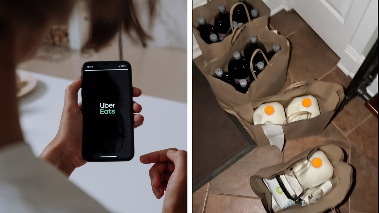 Woman ordered Diet Coke from Uber Eats and they sent her 12L of it along with three bottles of milk.