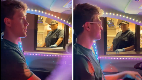 Man Surprises Drive-Thru Employee With Elaborate Car Light Show — ‘Bro Is Living His Best Life’