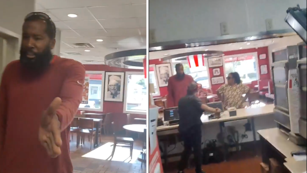 Man Starts Massive Fight in Chicken Restaurant ‘This Is What We Deal With Everyday’
