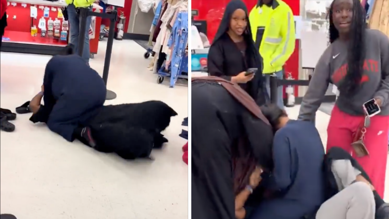 Women Get Into a Violent Fist Fight in the Middle of a Target Store