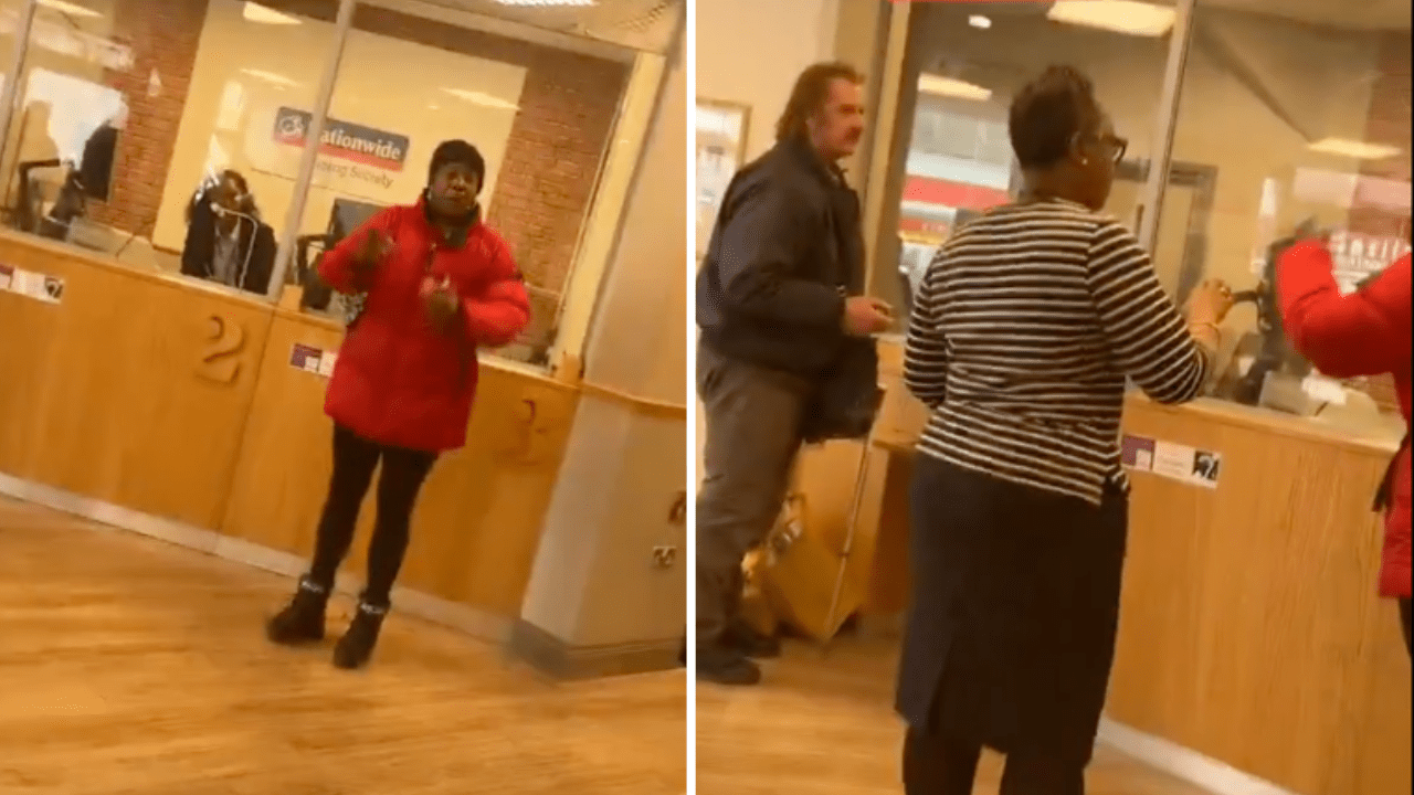 Woman Accuses Man of Hitting Her in a Bank ‘What Don’t You Understand’