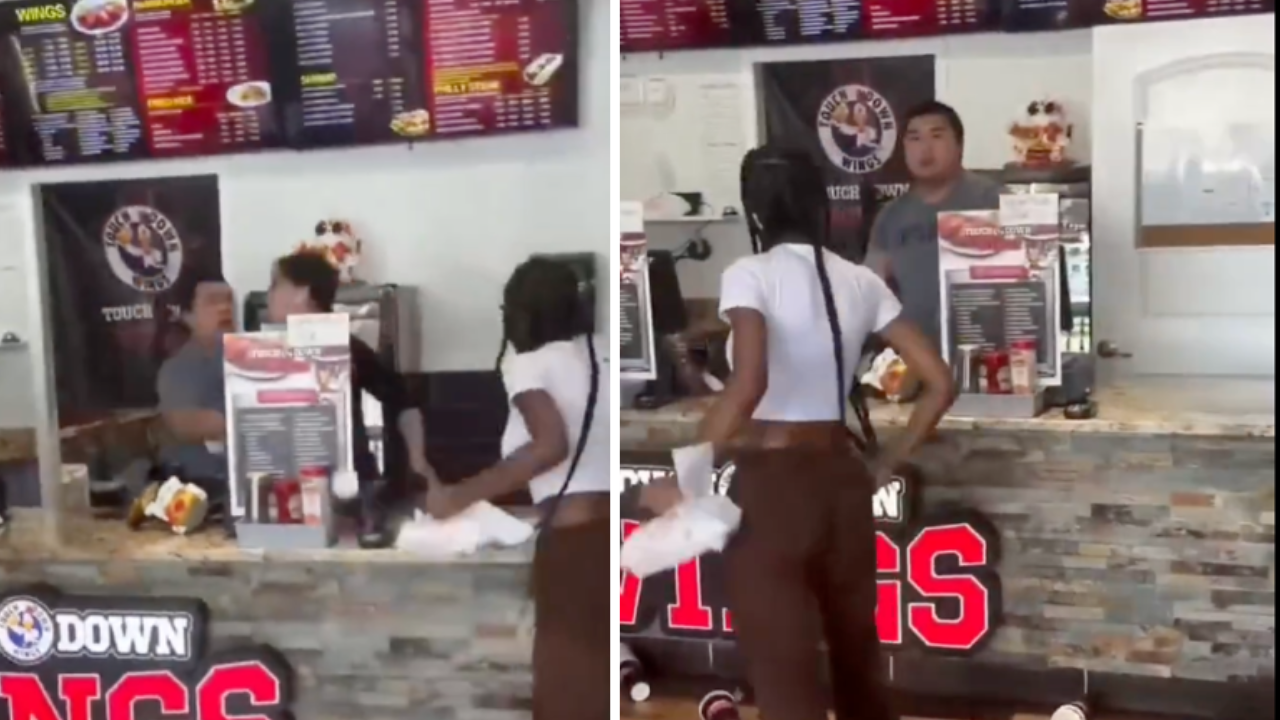 Woman Starts Violent Incident in Restaurant, Gets Chased Out by Owners