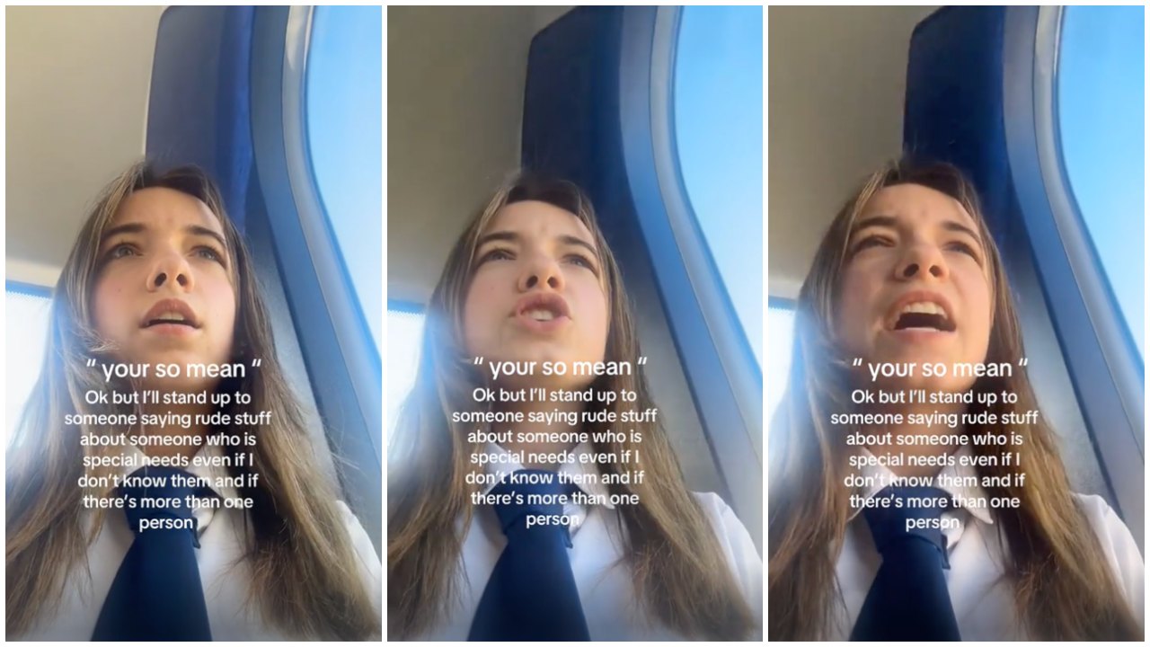 Girl Stands Up for Classmate Being Made Fun of on the Bus