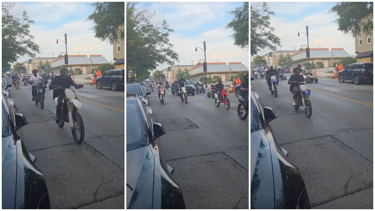 Guy Complains About Dozens of Dirt Bikers in Baltimore