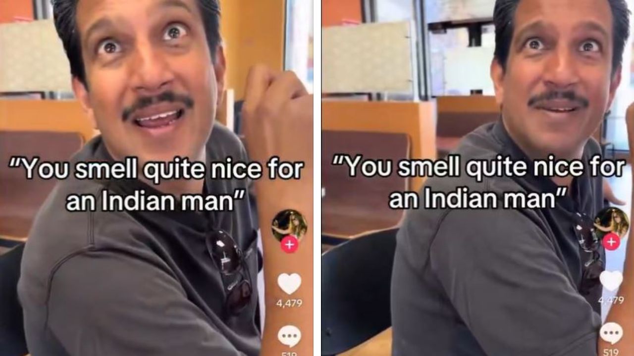 Indian man replies to woman’s racist “compliment”.