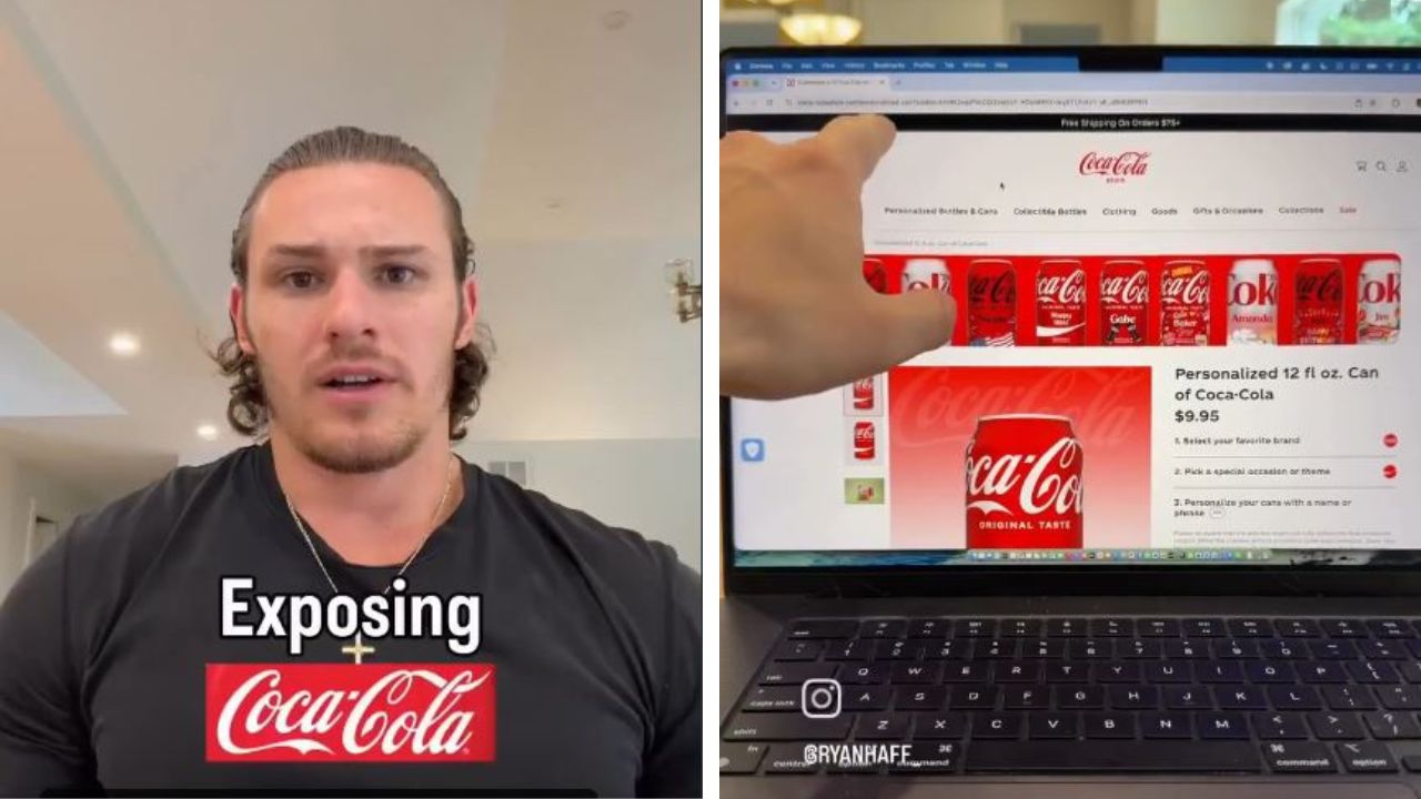 Influencer criticizes Coca-Cola for anti-Christian tool.