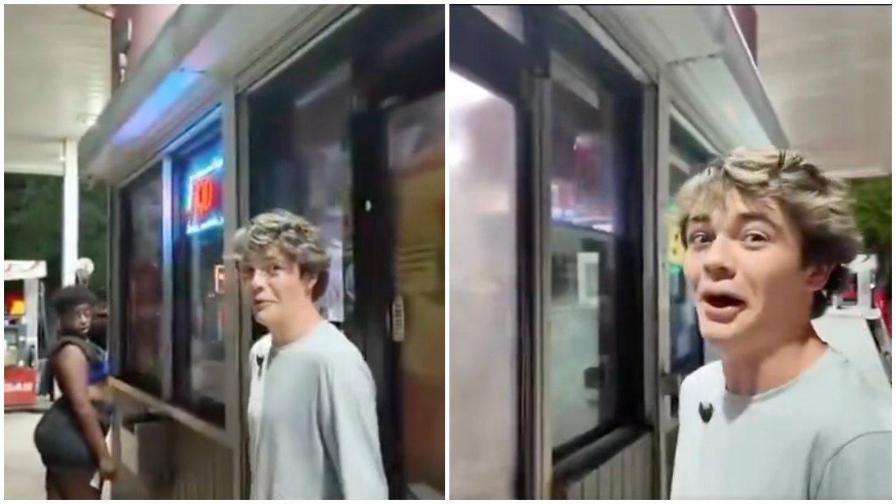 Influencer Visits ‘Black Gas Station’ and Gets a Reality Check