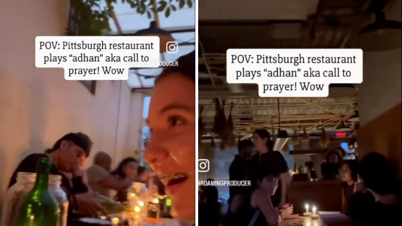 Diners Stunned When Restaurant Calls for Prayer in the Middle of Their Meal