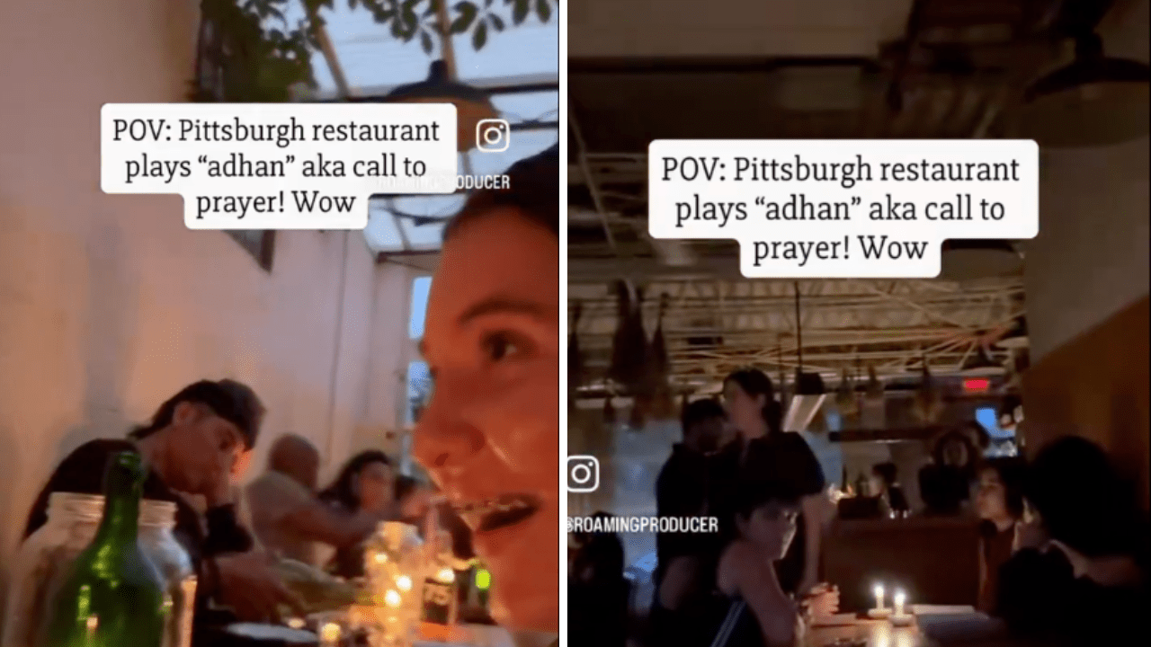 Diners Stunned When Restaurant Calls for Prayer in the Middle of Their Meal