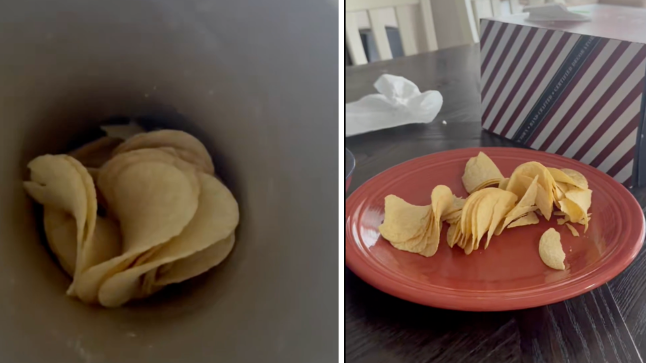 Woman Shows How Little Pringles Come In a Can ‘Americans Are Being Robbed Blind'