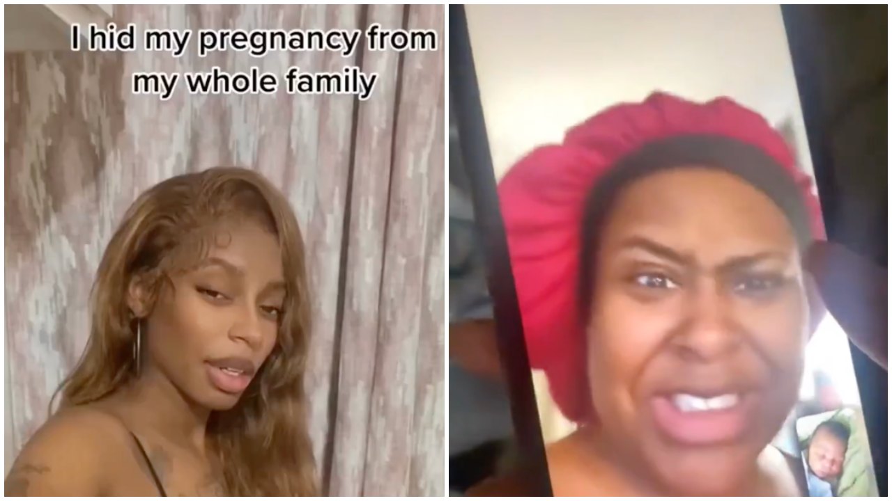 This Woman Hid Her Pregnancy Until the Baby Was Born