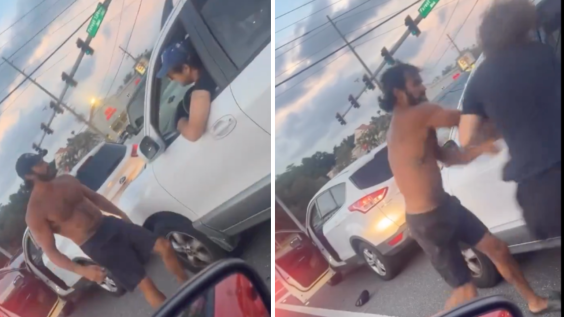 Road Rage Incident Escalates Into Fight After Driver Uses Racial Slur: ‘Throw Up Your Hands Right Now’
