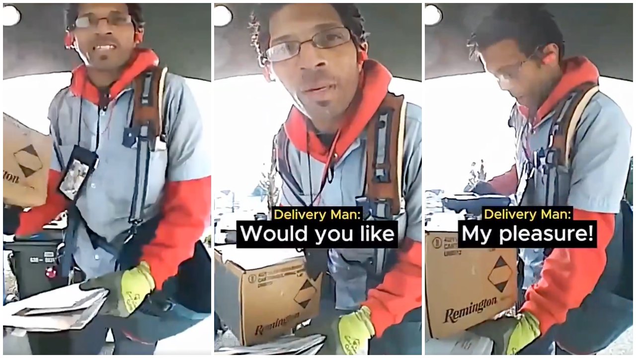 USPS Worker Goes the Extra Mile to Protect Package