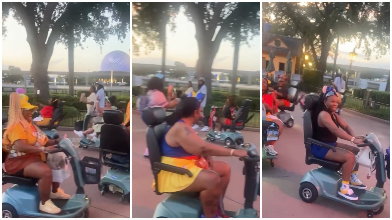 Women Criticized for Riding Mobility Scooters Around EPCOT