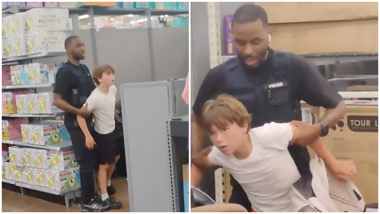 Kid Pulls Fake Gun on Customer at Walmart