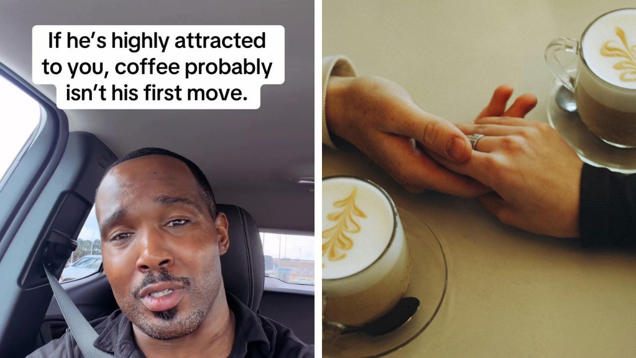 A TikTok dating debate asks whether coffee dates signal low interest or simply offer a casual way to get to know someone.