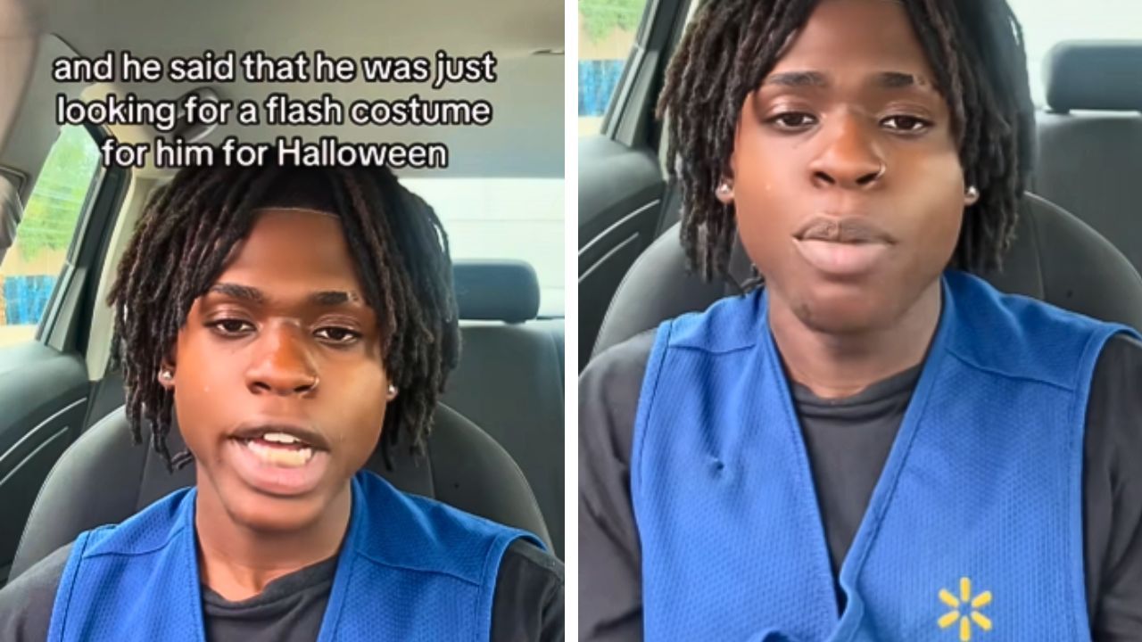 A Walmart employee recounts a customer's early-season search for a Flash costume